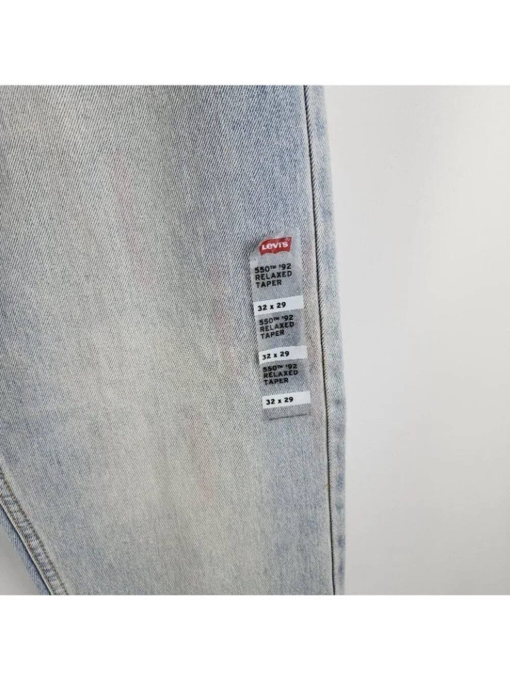 Levis 550 '92 Jeans Mens 32x29 Relaxed Taper Stained Distressed New